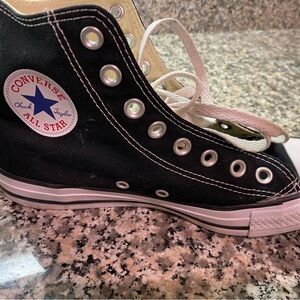 Converse Kids Black High-Top Sneakers